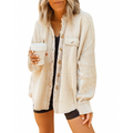 Waffle Knit Button Down