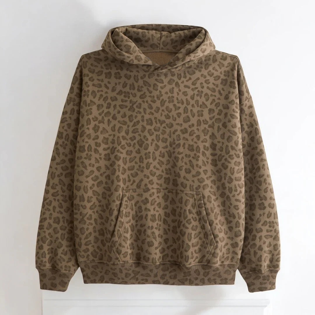 Leopard Print Hoodie